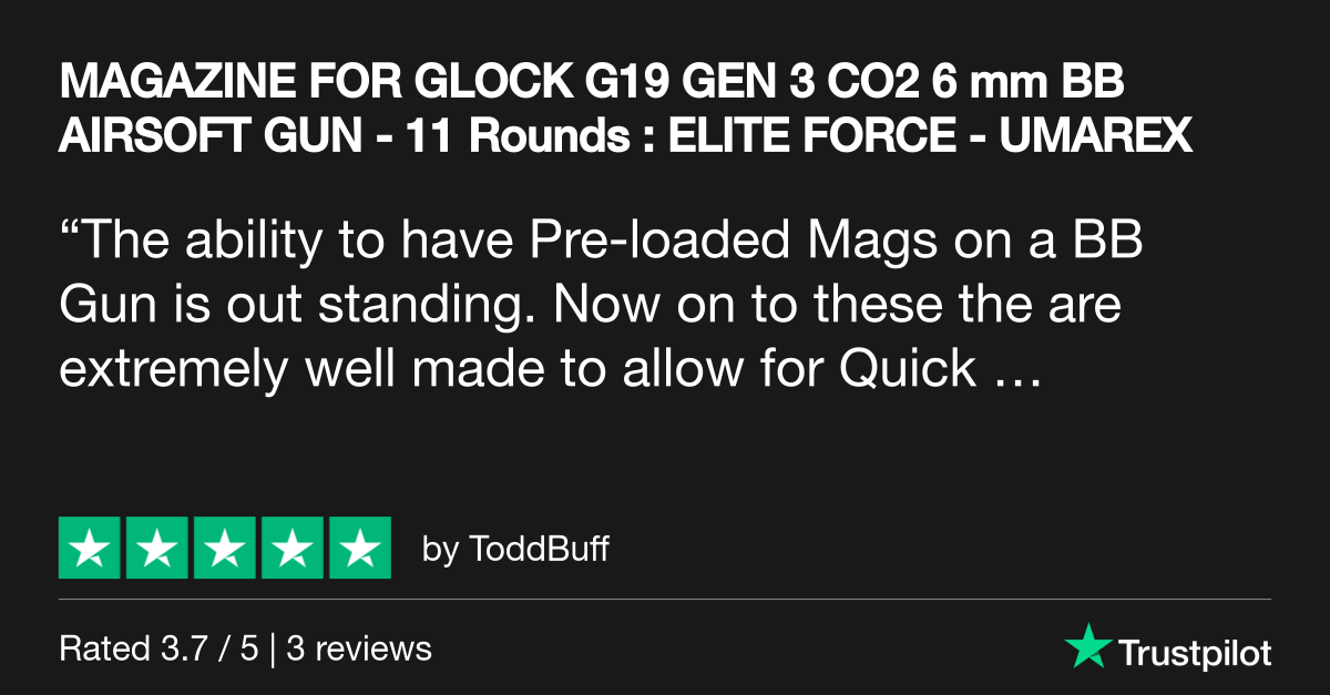 Trustpilot glock 19 gen3 11 round magazine review